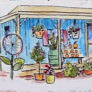 picture of garden center illustration